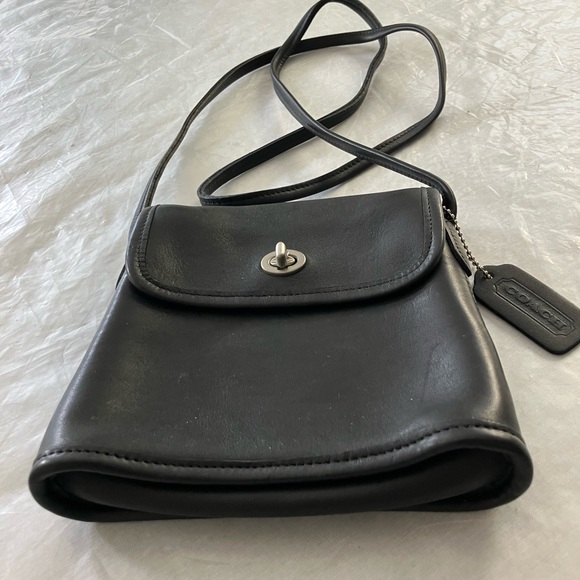 Coach Black Leather Crossbody Bag - Picture 7 of 10